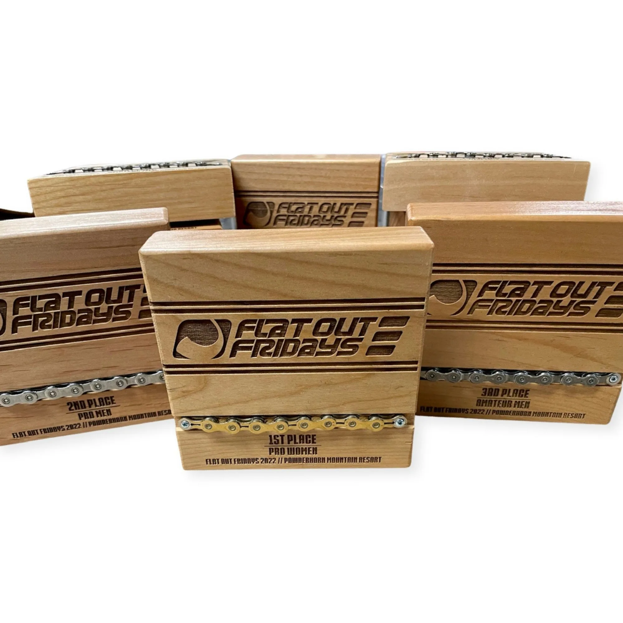 Victory Series podium block trophies